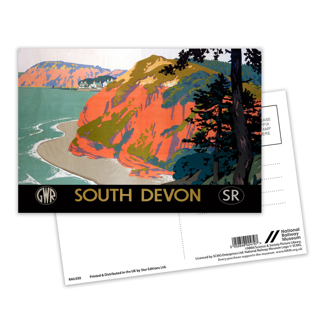 South Devon GWR Postcard Pack of 8