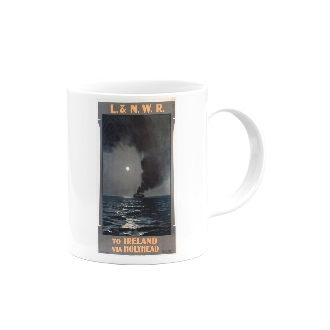 To Ireland from Holyhead - L & N W R Mug