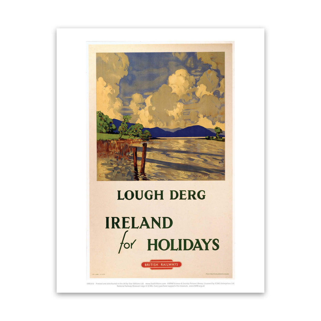Lough Derg - Ireland for Holidays Art Print