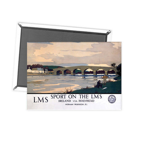 Sport on the LMS - Ireland Via Holyhead Fridge Magnet