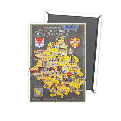 Cambridgeshire and Huntingdonshire Fridge Magnet