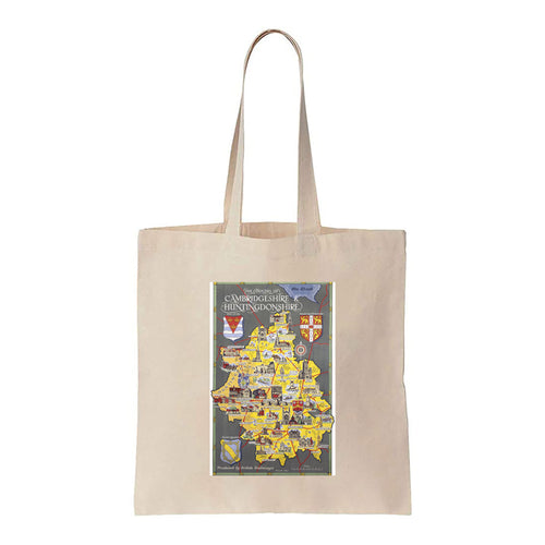 Cambridgeshire and Huntingdonshire - Canvas Tote Bag