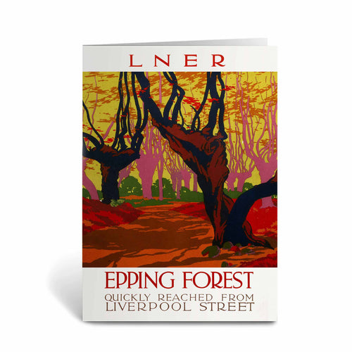 Epping Forest Quickly Reached Greeting Card