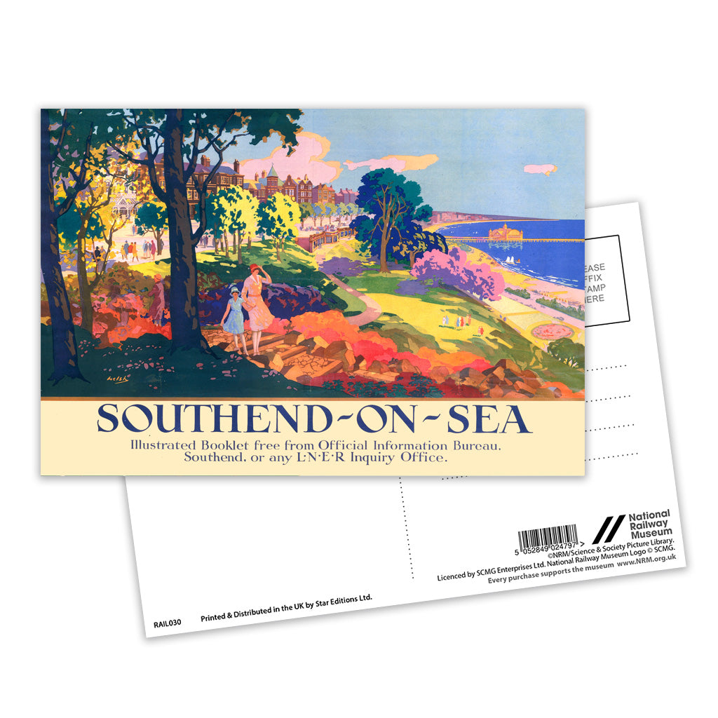 Southend On Sea Postcard Pack of 8
