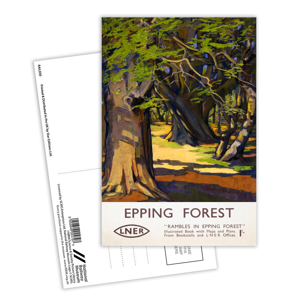 Rambles in Epping Forest Postcard Pack of 8