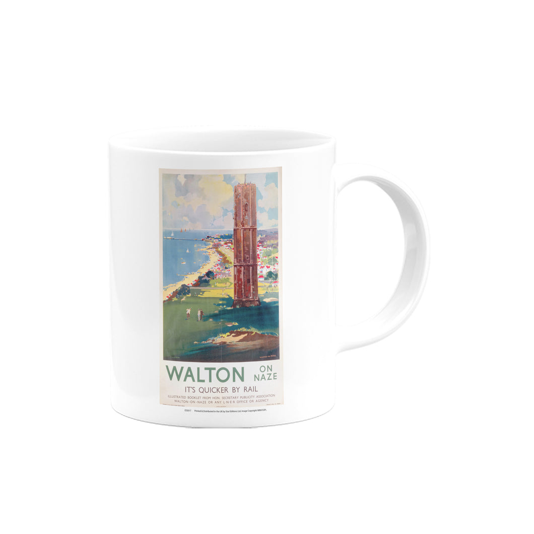 Walton on Naze, It's Quicker By Rail Mug