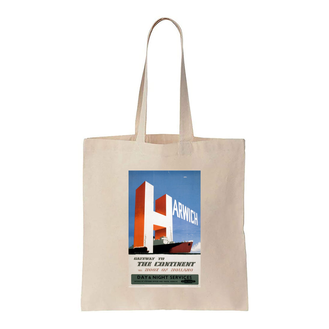 Harwich, Gateway to The Continent - Canvas Tote Bag