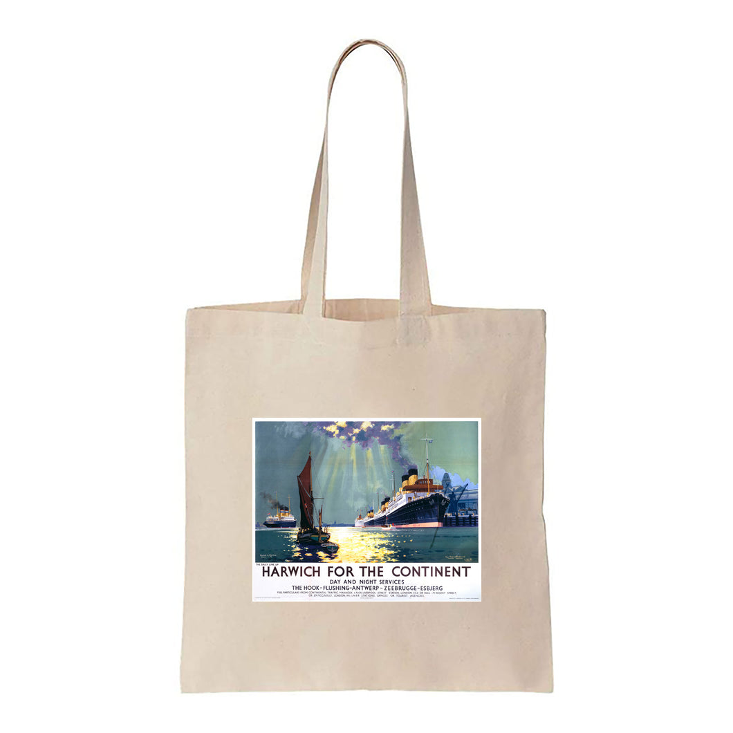 Harwich for the Continent - Canvas Tote Bag