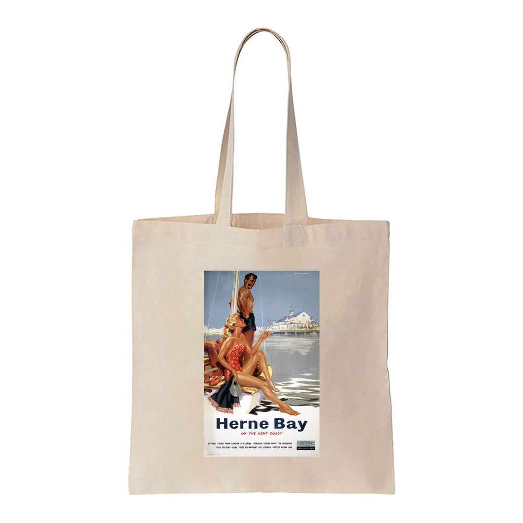 Herne Bay on the Kent Coast - Canvas Tote Bag