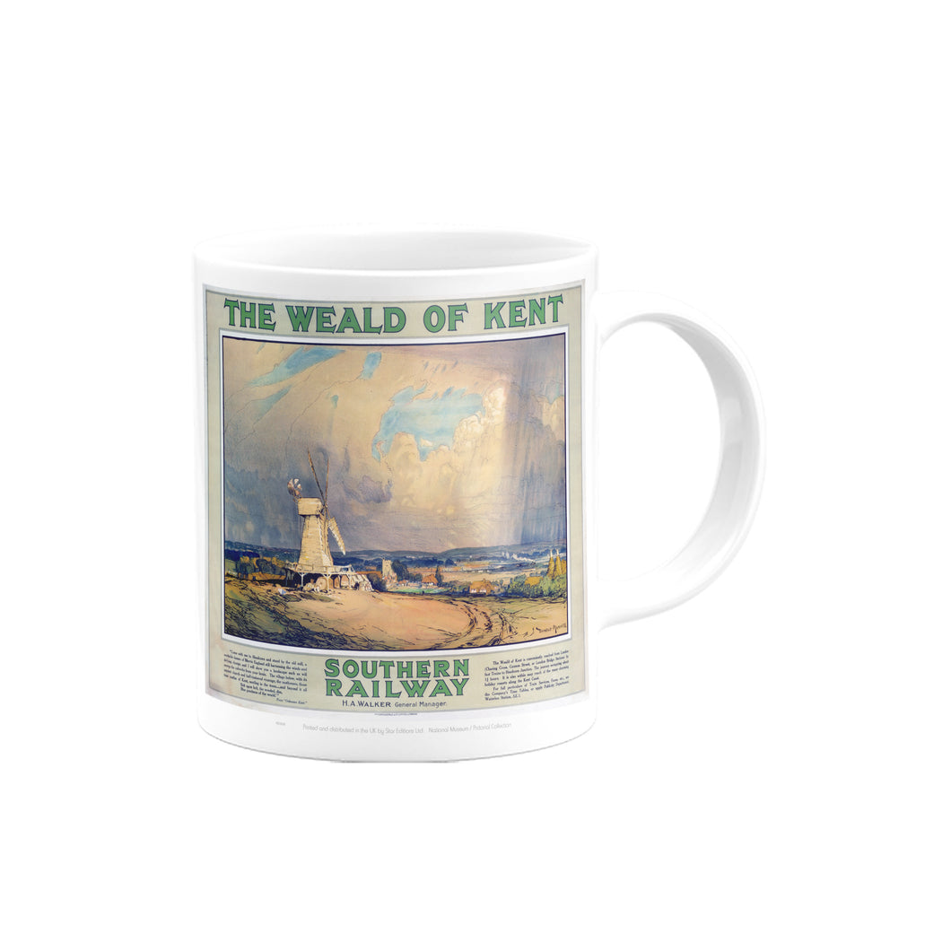 The Weald of Kent, Southern Railway Mug