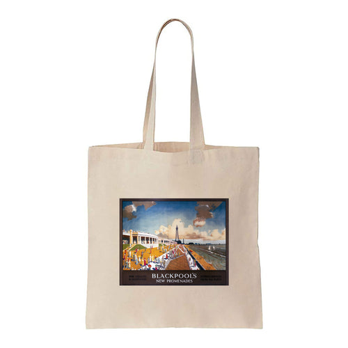 Blackpool New Promenades - Canvas Tote Bag