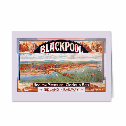 Blackpool Health and Pleasure Greeting Card