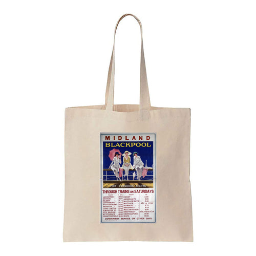 Blackpool - Midlands, Three Ladies - Canvas Tote Bag