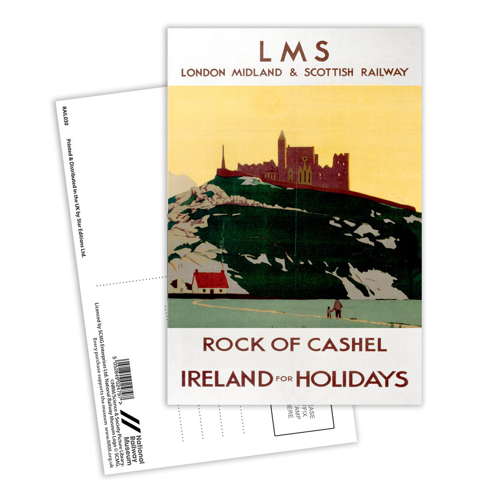Rock of Cashel - Ireland for Holidays Postcard Pack of 8