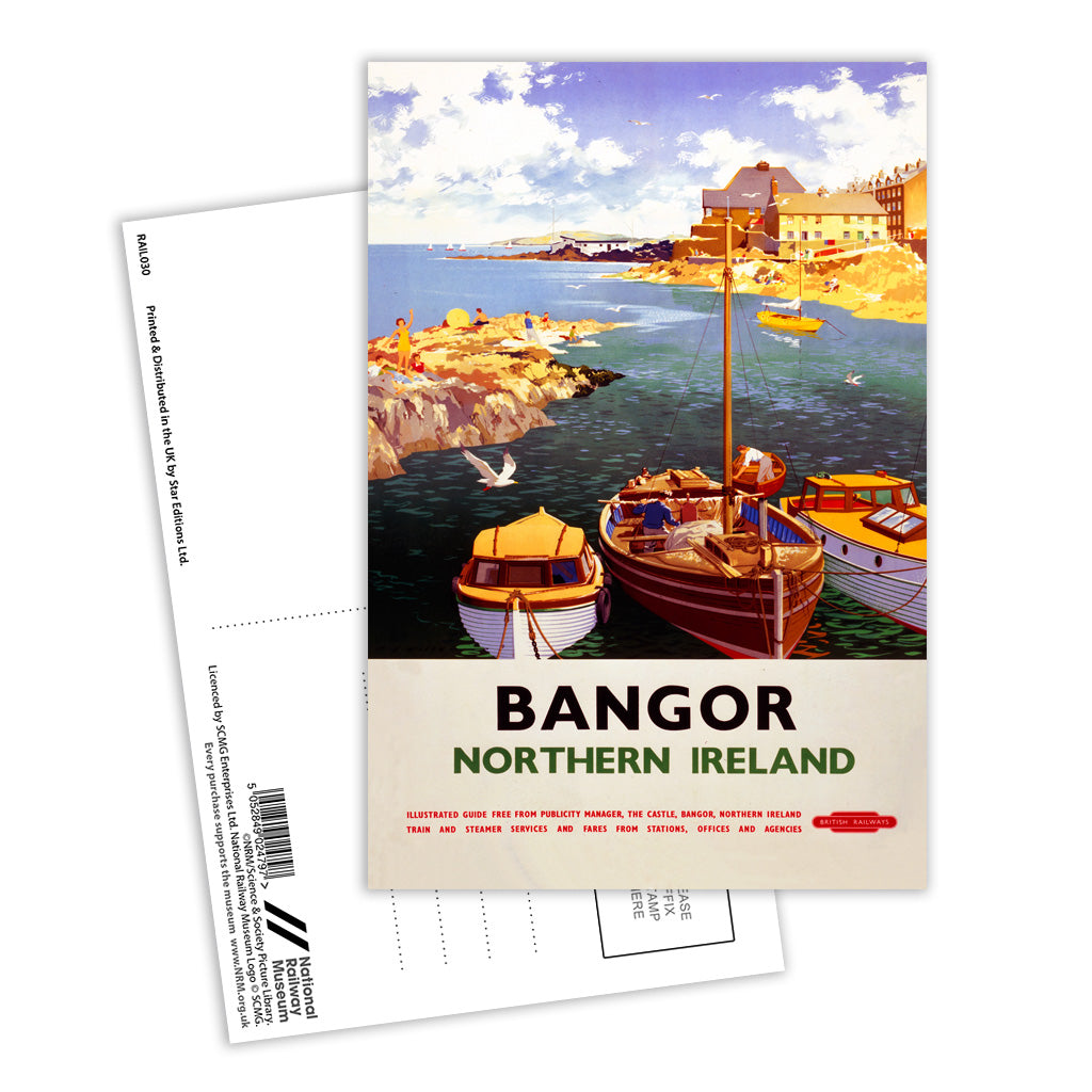 Bangor Northern Ireland Postcard Pack of 8