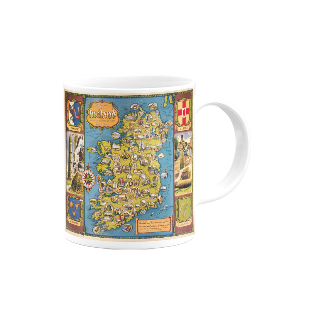 Map of Ireland Mug