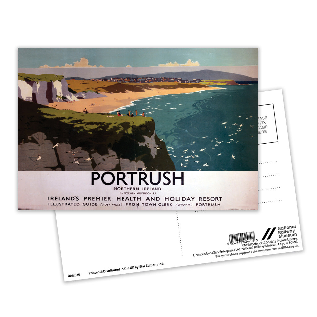 Portrush Premier Health and Holiday Resort Postcard Pack of 8