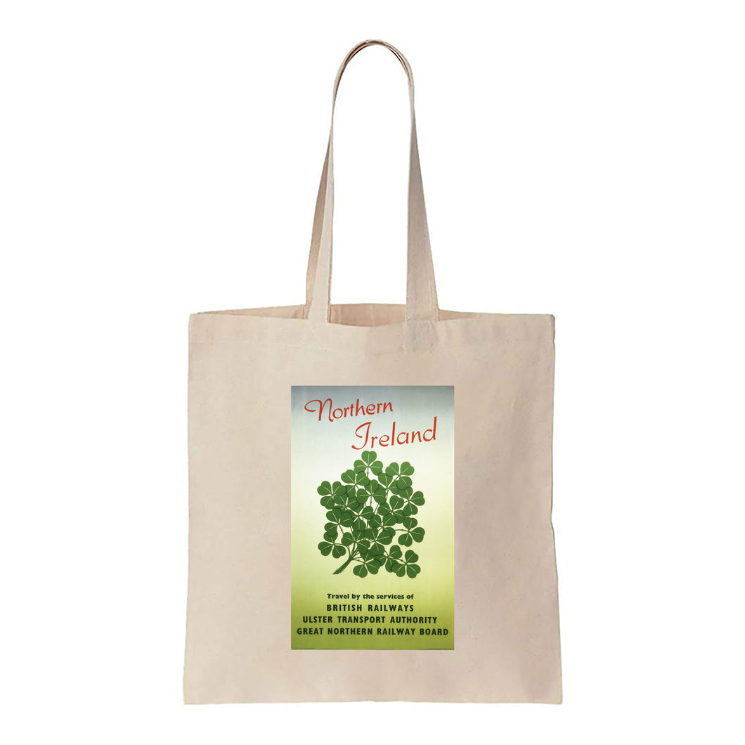 Northern Ireland - Clover - Canvas Tote Bag