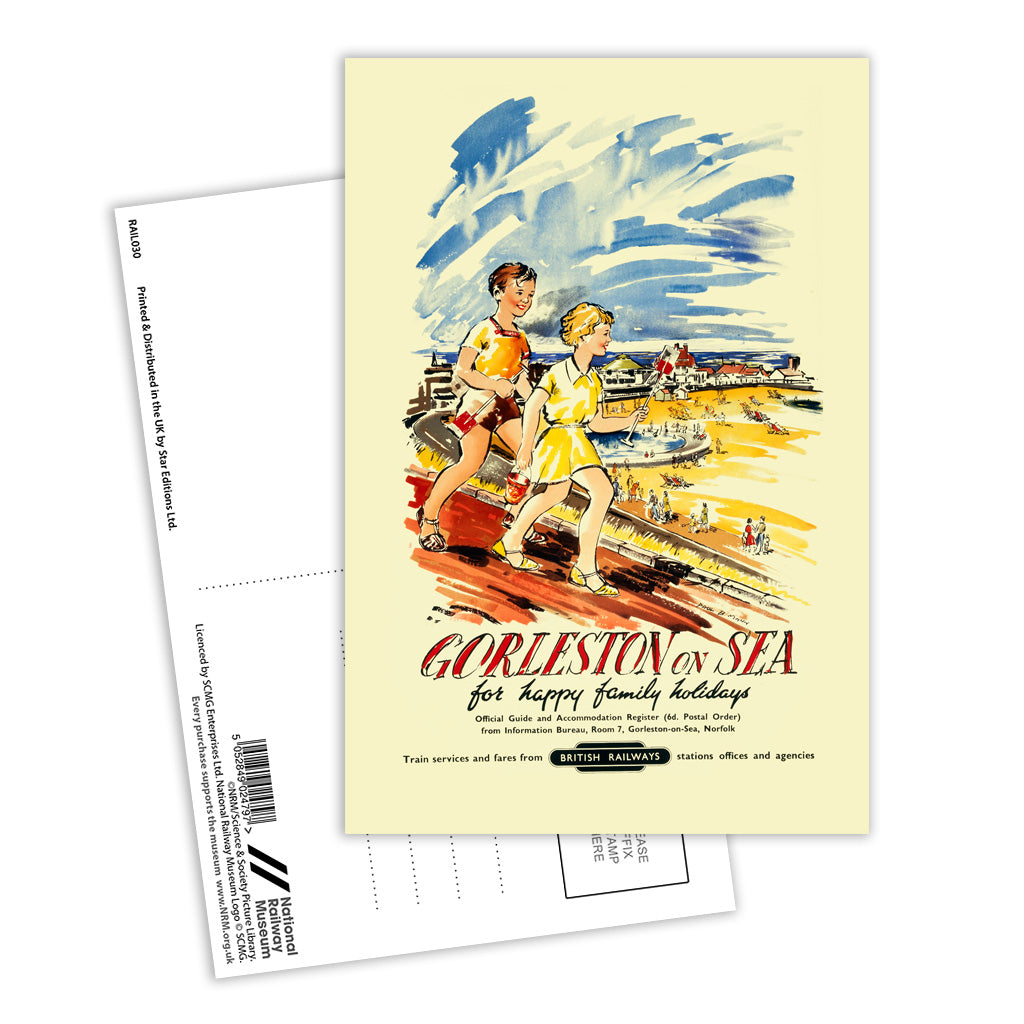 Gorleston on Sea Postcard Pack of 8