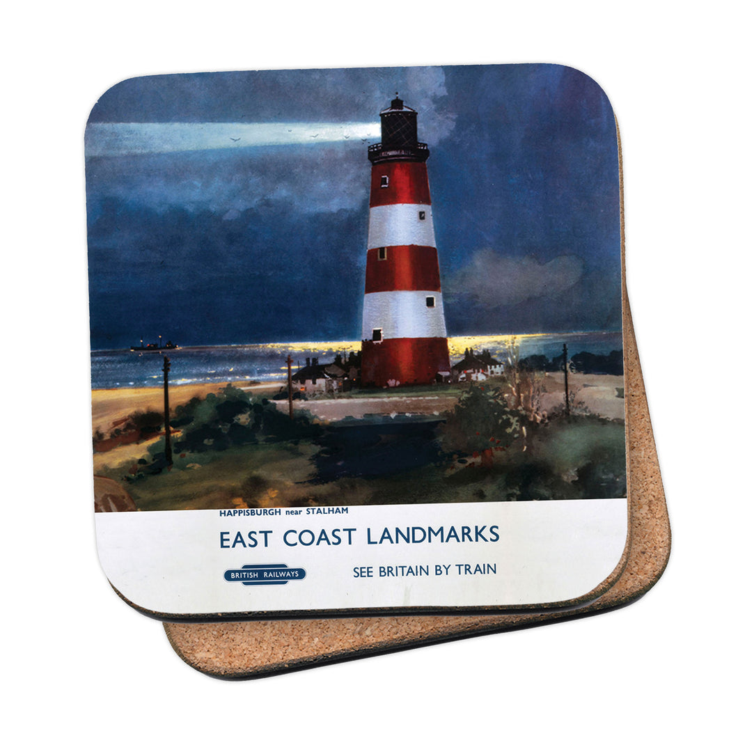 East Coast Landmarks - Happisburgh Lighthouse Coaster