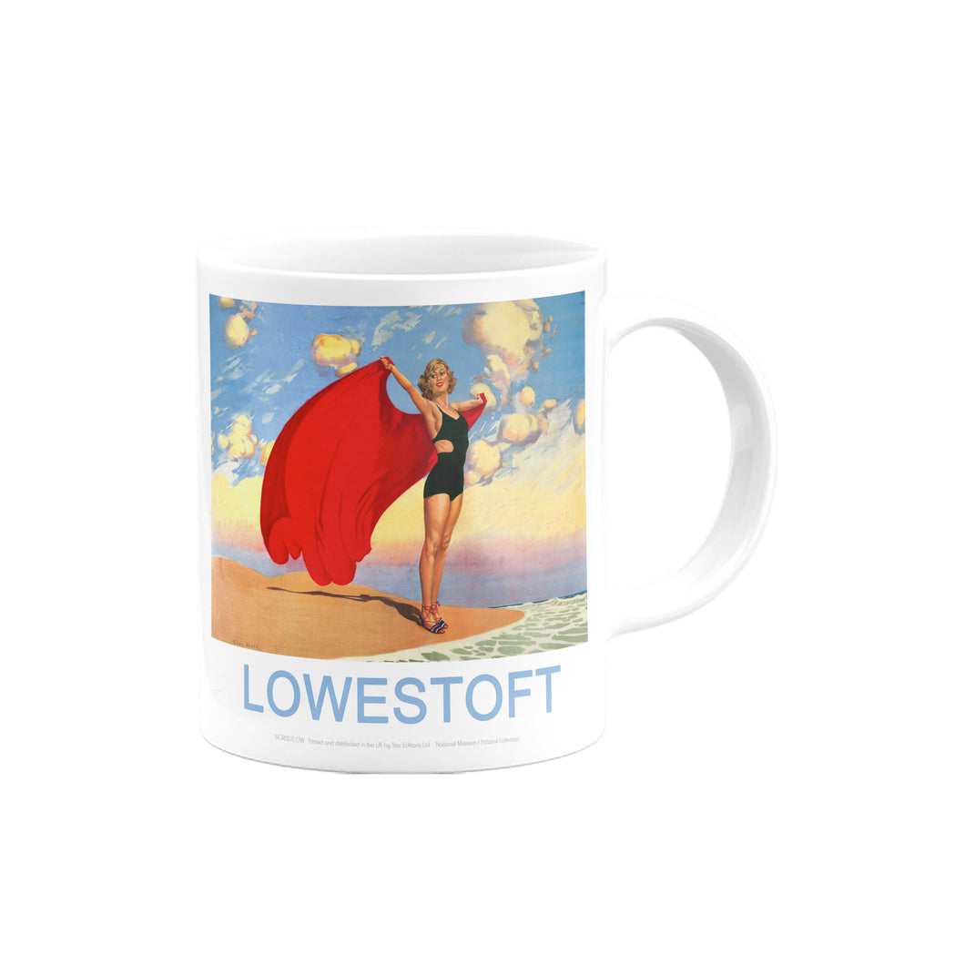Lowestoft Girl with Red Blanket Mug