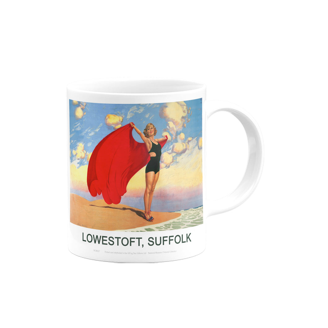 Lowestoft - Suffolk Girl with Red Blanket Mug
