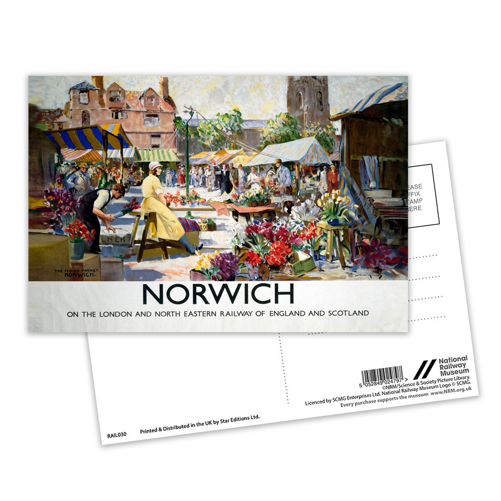 Norwich Market Postcard Pack of 8
