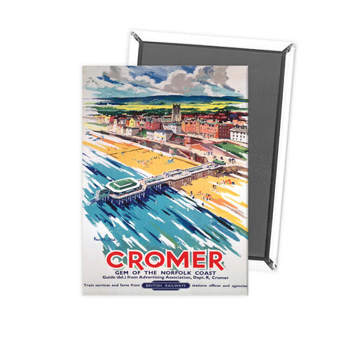 Cromer View From Air Fridge Magnet