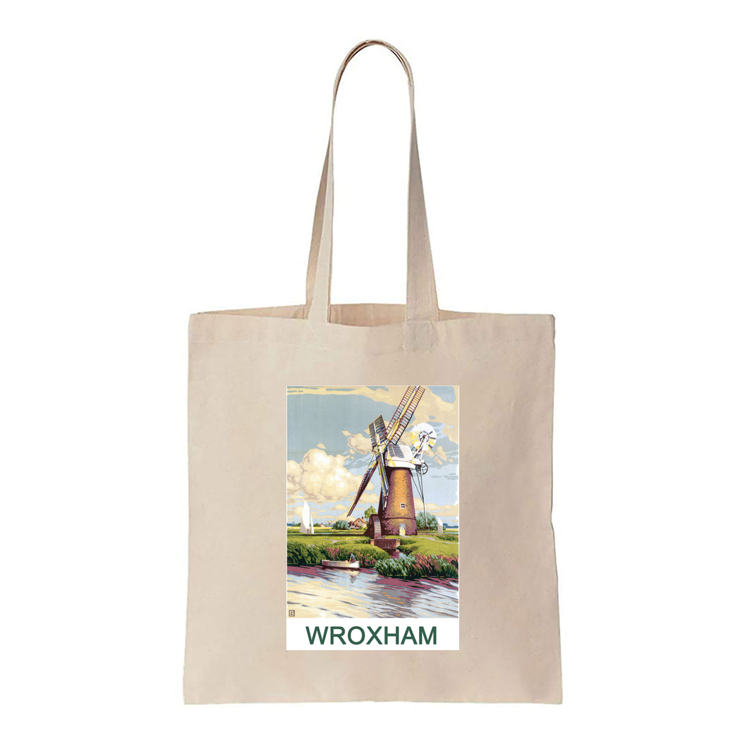 Wroxham Windmill - Canvas Tote Bag