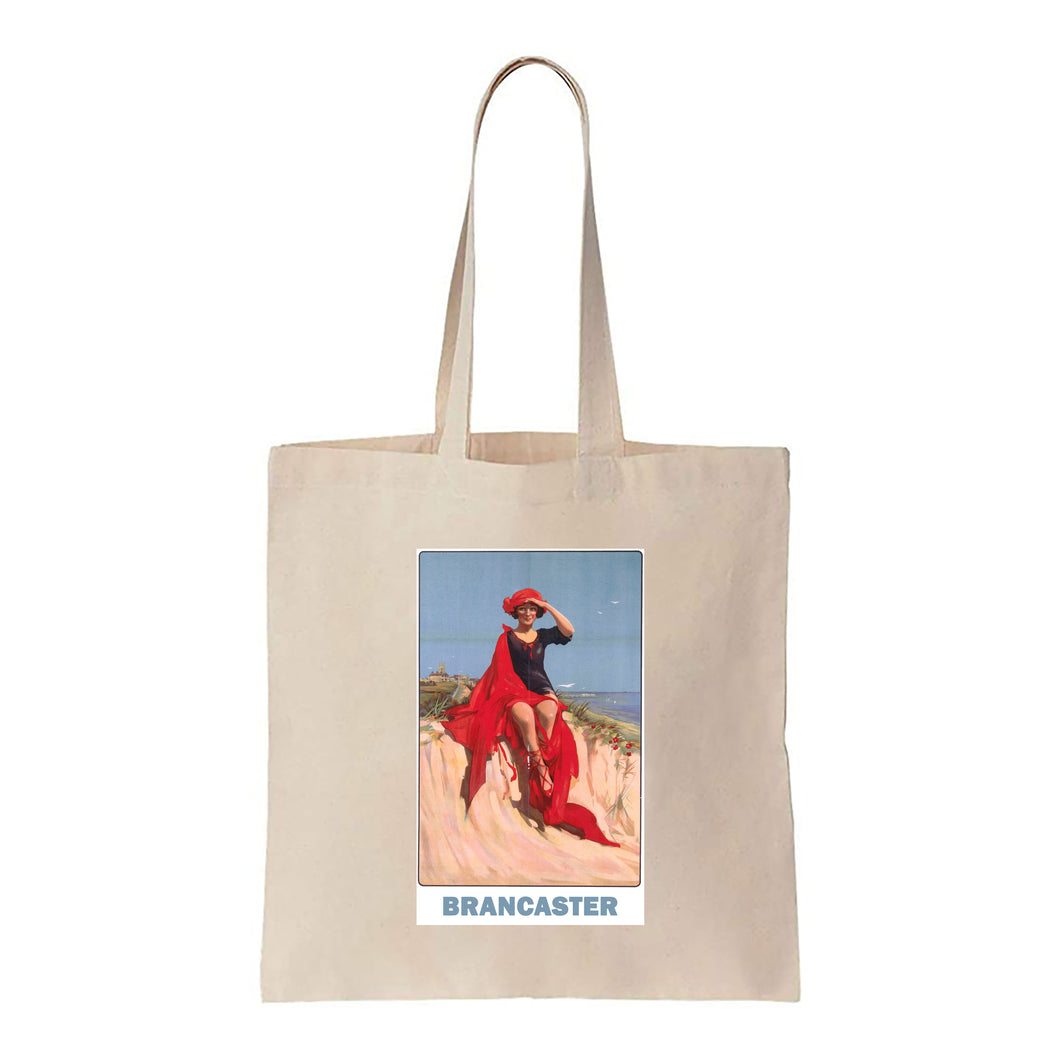Brancaster, Girl with Red Shoes - Canvas Tote Bag