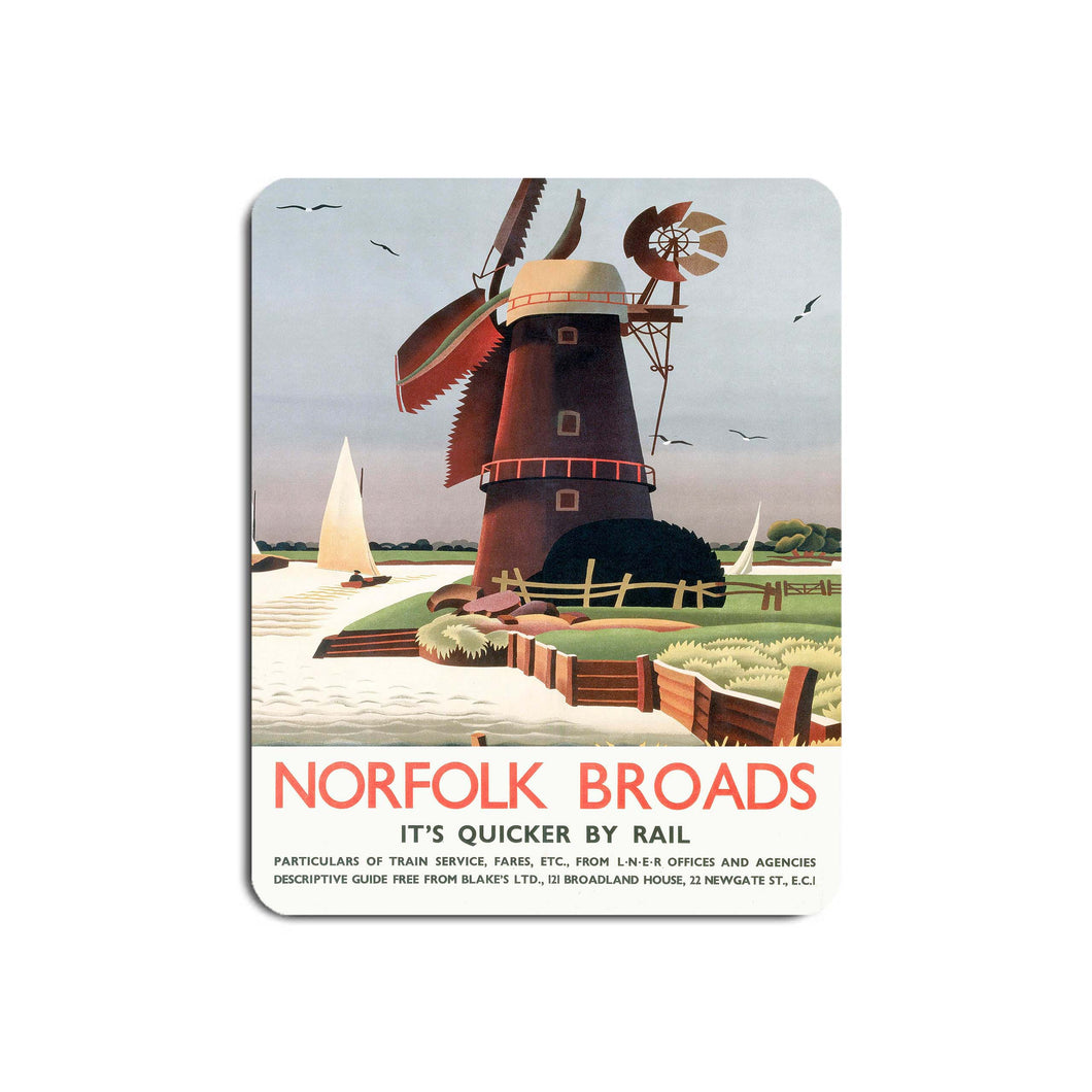 Norfolk Broads Windmill - Mouse Mat