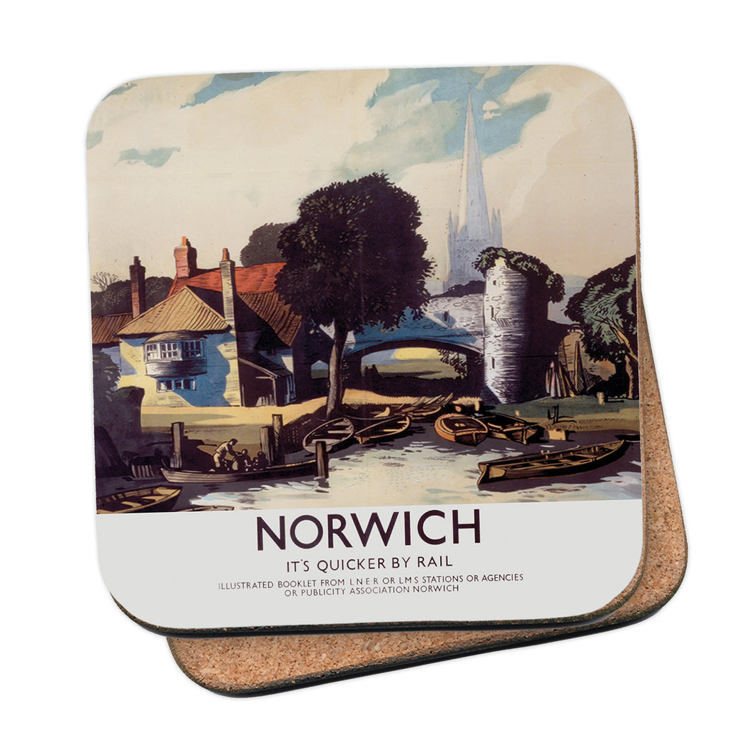 Norwich, It's Quicker By Rail Coaster