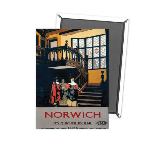 Norwich Inside Tudor Building Fridge Magnet