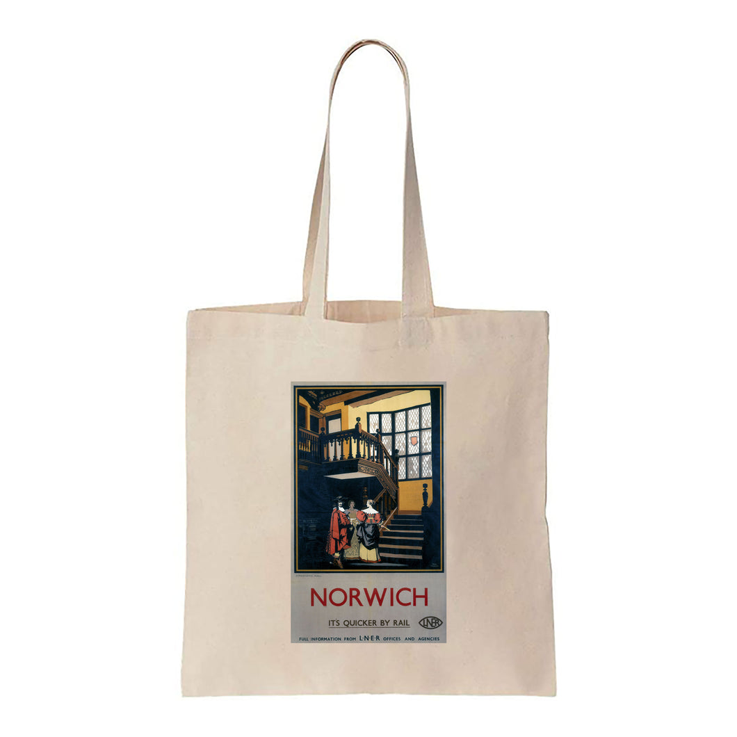 Norwich Inside Tudor Building - Canvas Tote Bag