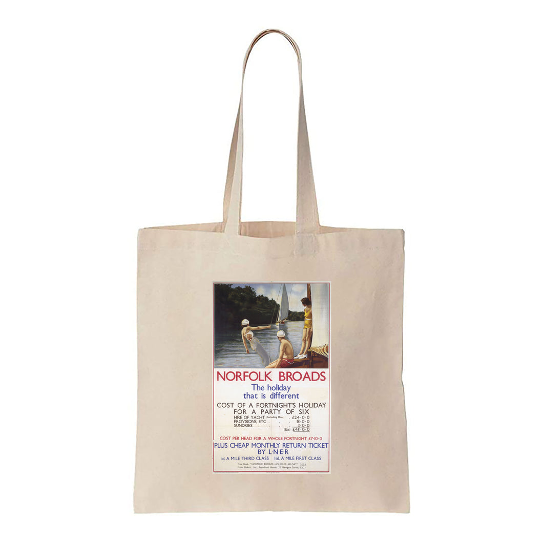 Norfolk Broads the holiday that is different - Canvas Tote Bag