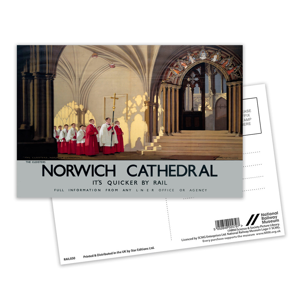 Norwich Cathedral Choir Postcard Pack of 8