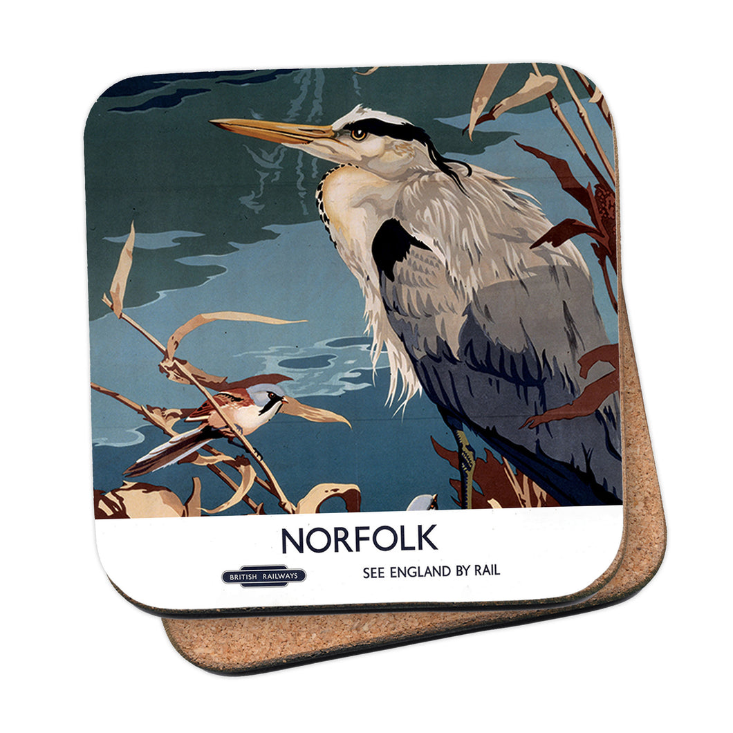 Norfolk Heron Coaster