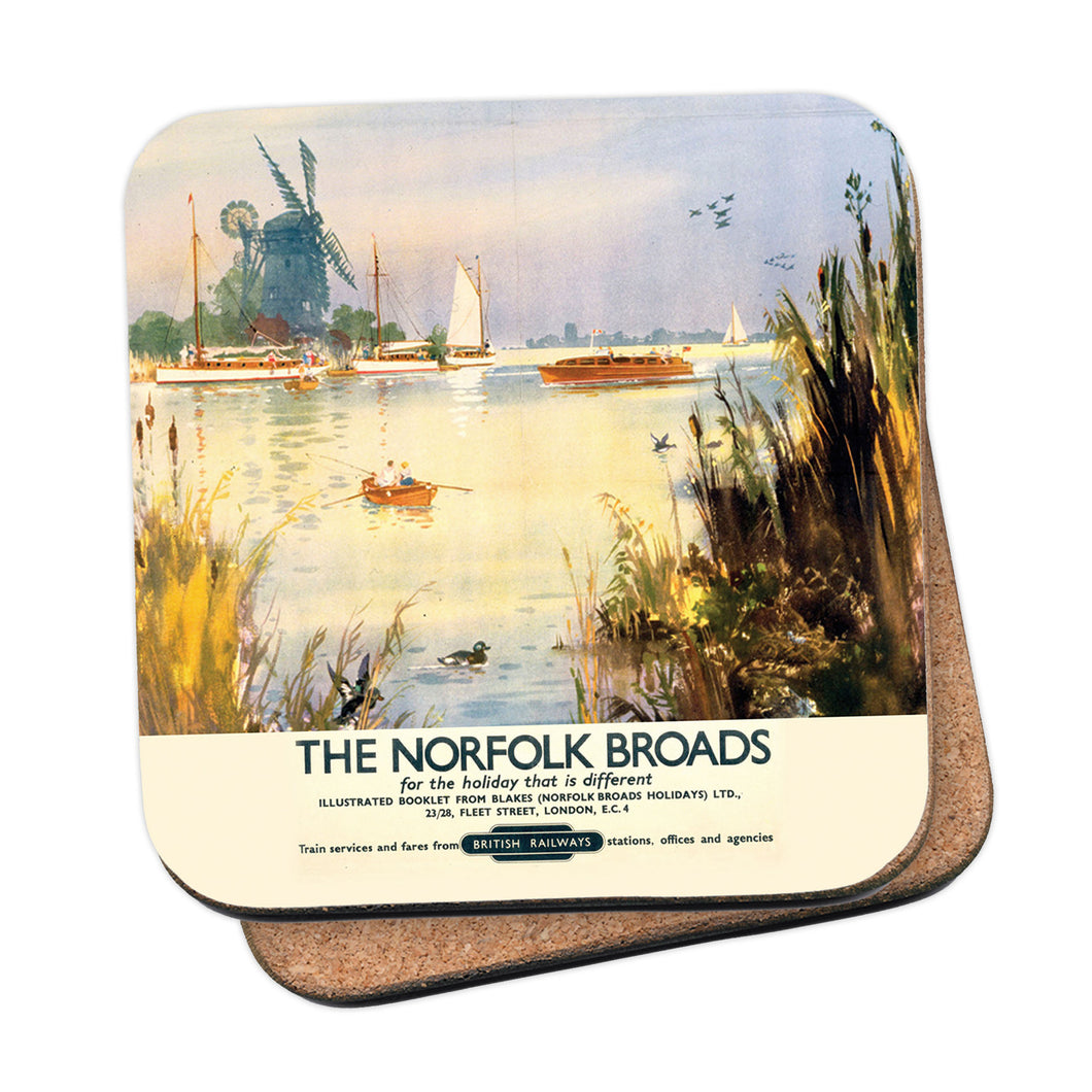Broads - Norfolk Watercolour Coaster