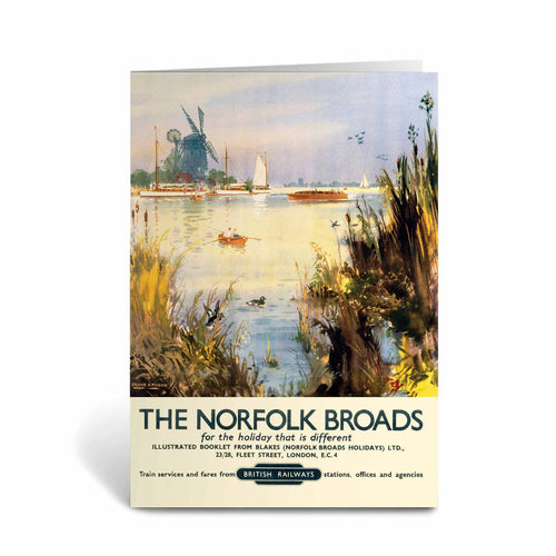 Broads - Norfolk Watercolour Greeting Card