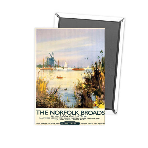 Broads Watercolour Fridge Magnet
