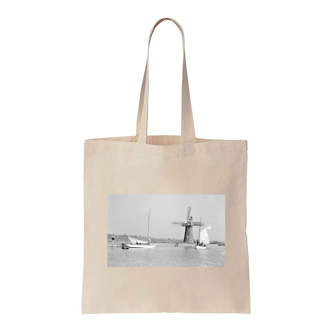 B&W Photo of Broads - Canvas Tote Bag