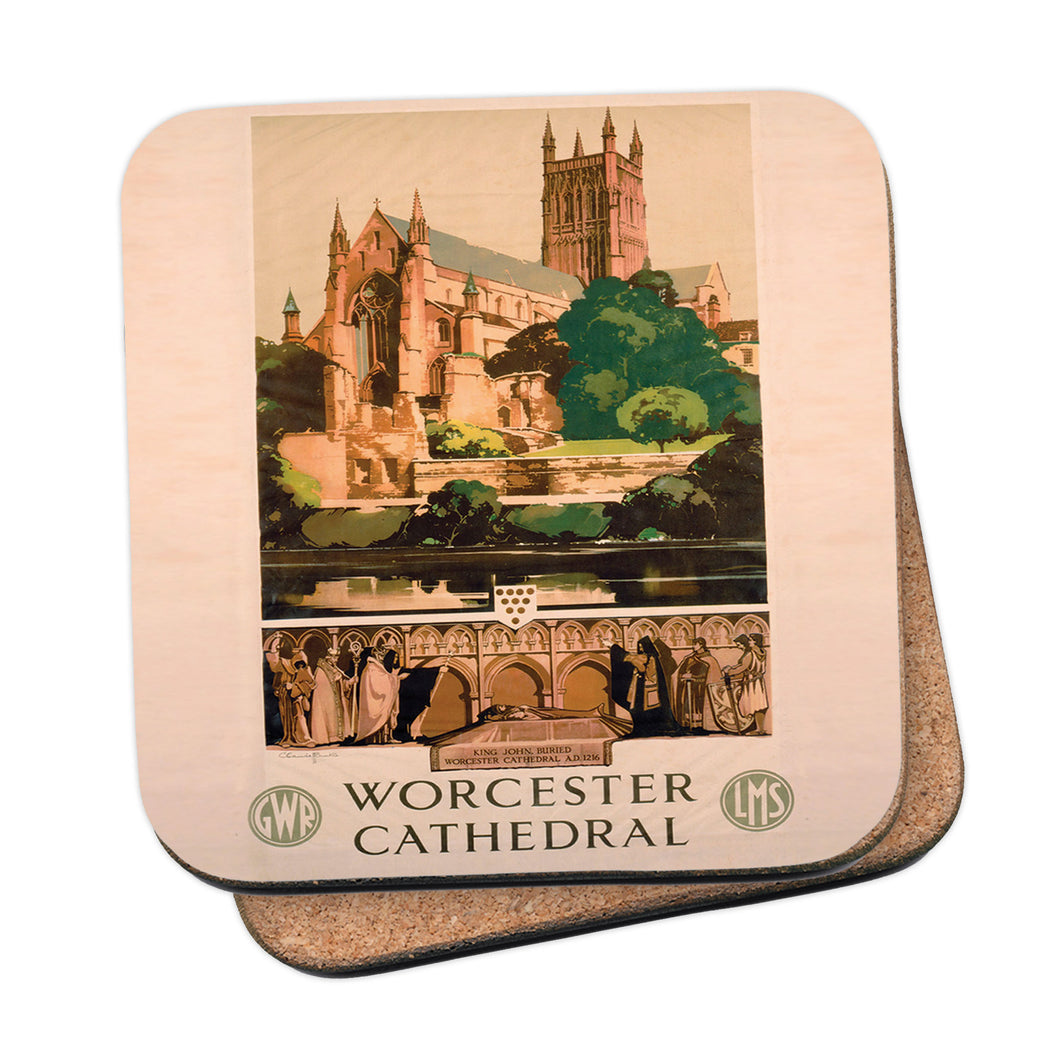 Worcester Cathedral Coaster