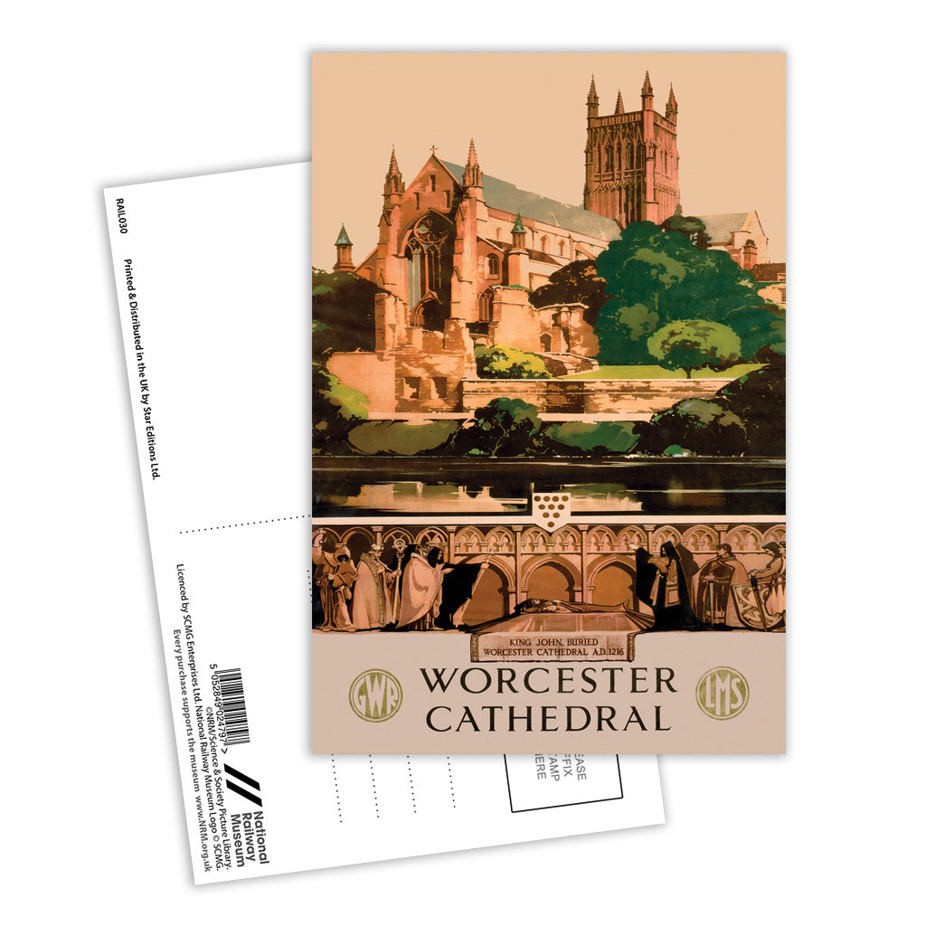 Worcester Cathedral Postcard Pack of 8