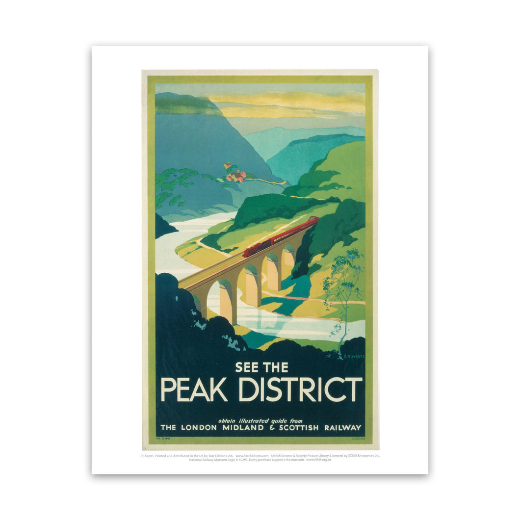 See the Peak District Art Print