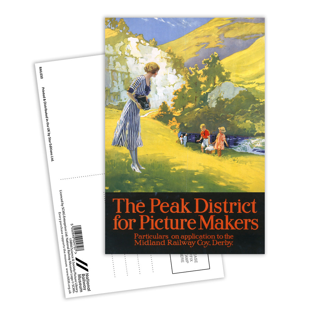 Miller's Dale - The Peak District for Picture Makers Postcard Pack of 8