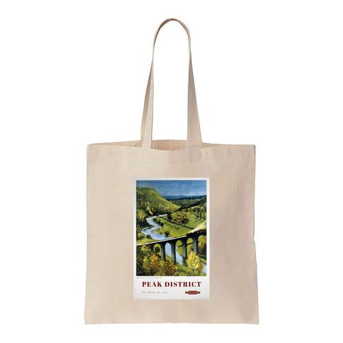 Peak District, See Britain By Train - Canvas Tote Bag