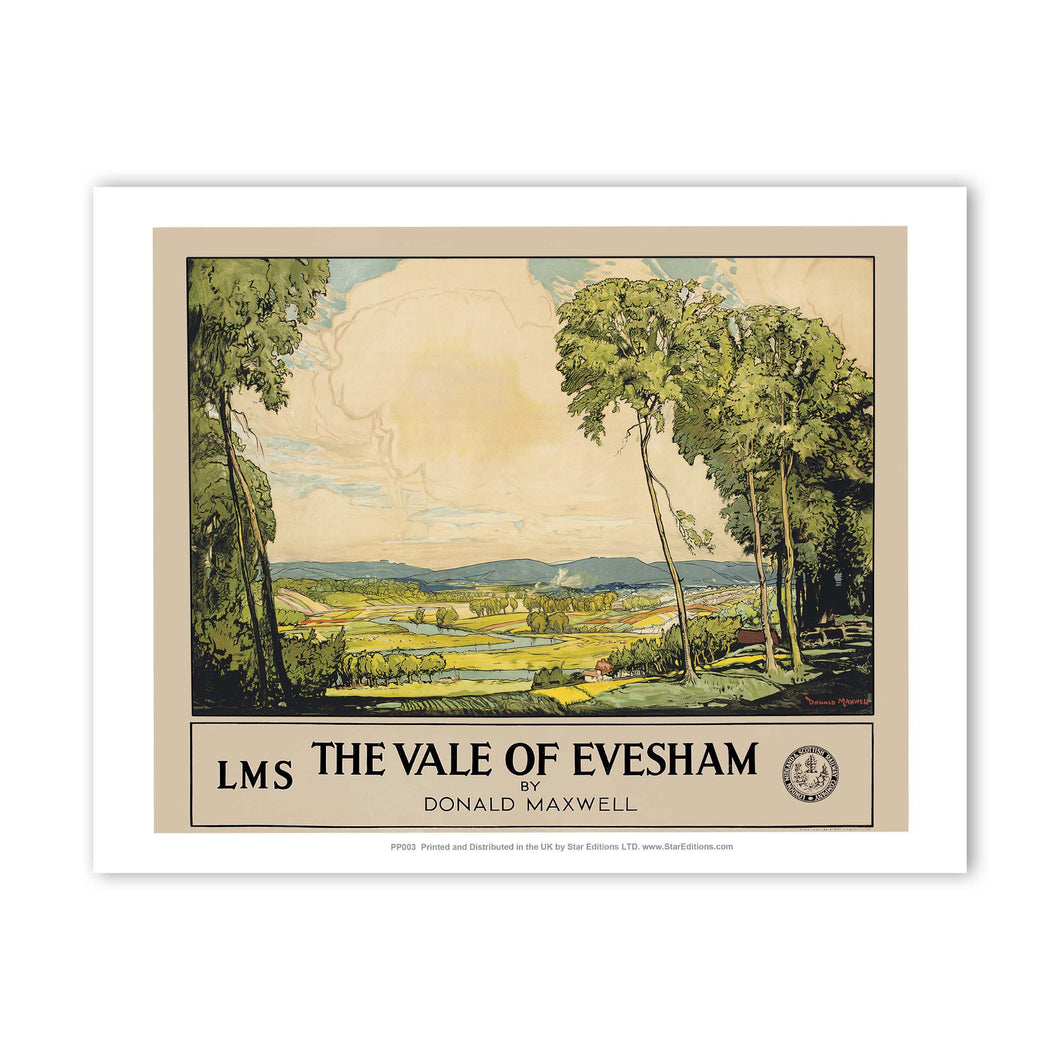 The Vale of Evesham - by Donald Maxwell Art Print