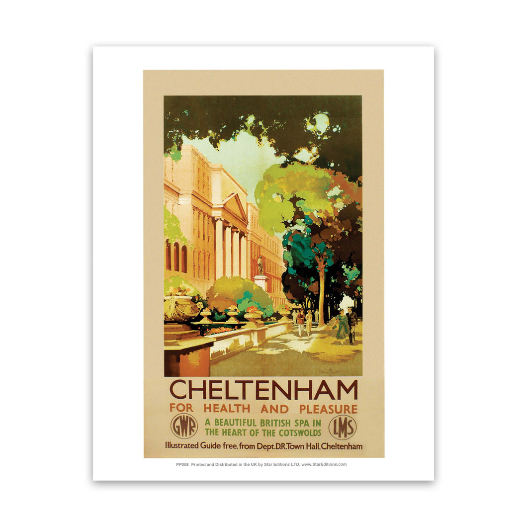 Cheltenham for Health and Pleasure Art Print