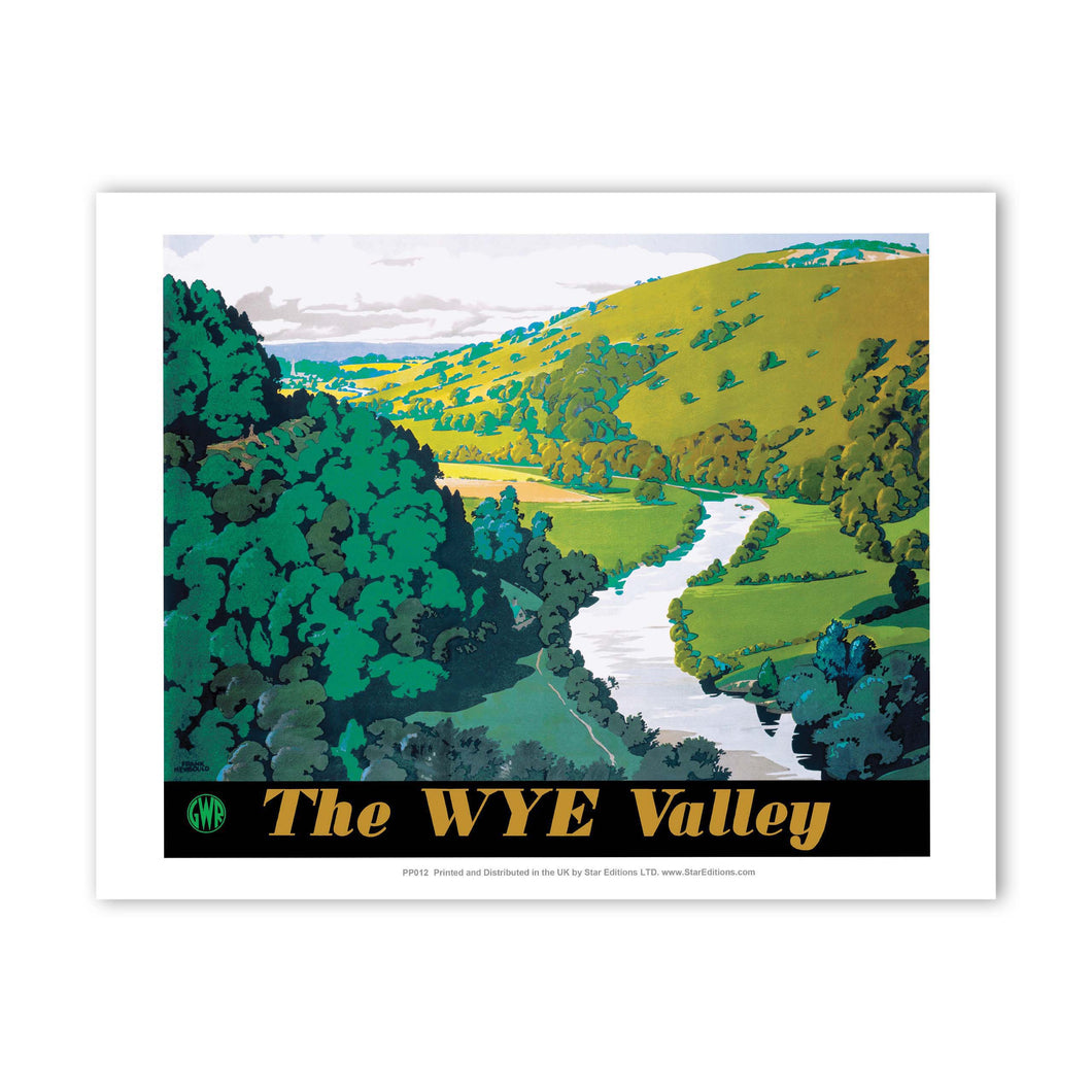 The Wye Valley Art Print