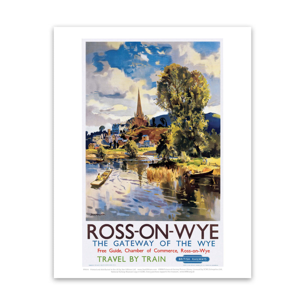 Ross-on-Wye, The Gateway of the Wye Art Print